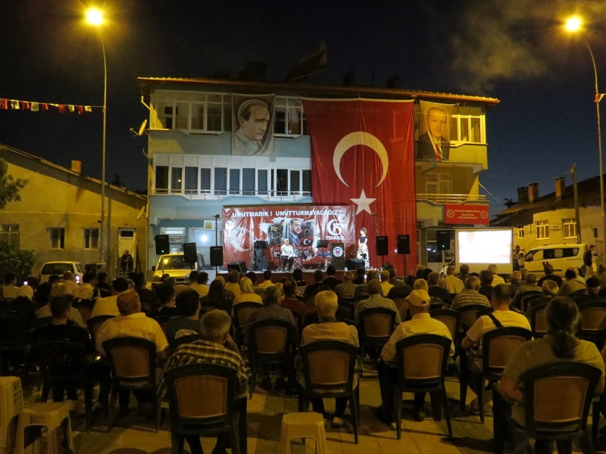 15 Temmuz milli direnişinin 7. Yılında Yalıhüyük’te etkinlik düzenlendi 